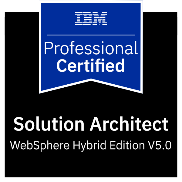 IBM Certified Solution Architect - WebSphere Hybrid Edition V5.0